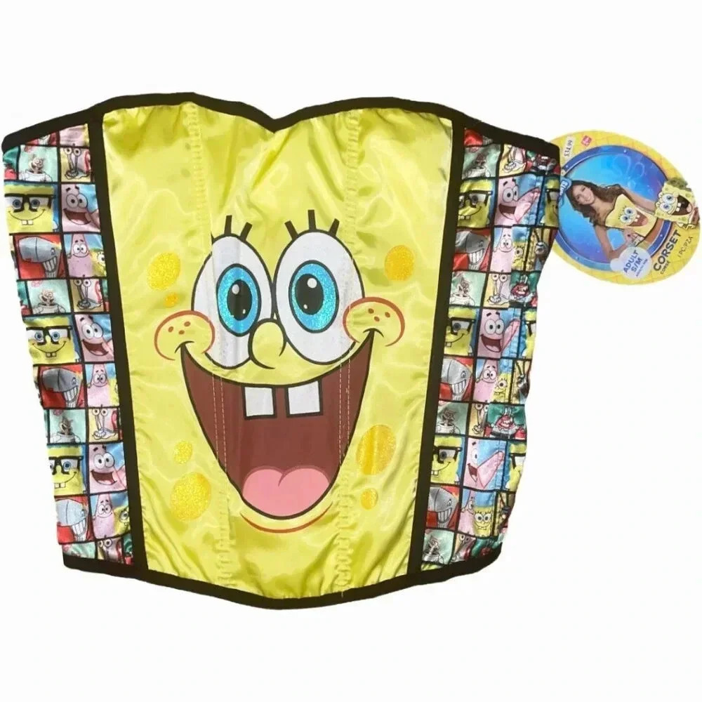 NWT Spongebob‎ Halloween Corset/Bustier